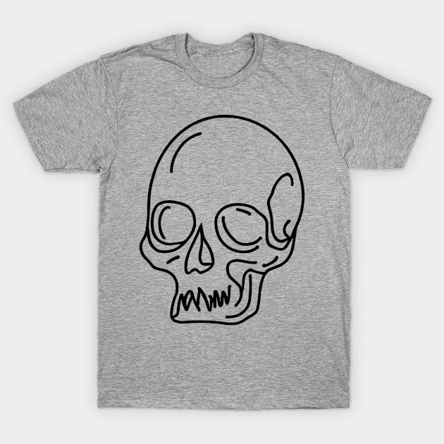 Cartoony skull T-Shirt by PrintSoulDesigns